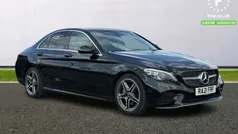 Black Used 2021 Mercedes C220 AMG line Sedan | £19,799 (Fair price)
