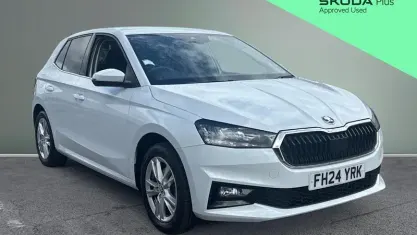 Used Skoda Fabia SE L 116 HP (85 kW) 2024 White Hatchback
