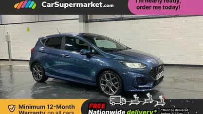 Blue Used 2021 Ford Fiesta ST-Line Hatchback | £9,997 (Fair price)