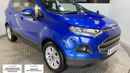 Used Ford Ecosport Zetec 125 HP (91 kW) 2016 Blue SUV