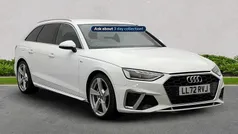 White Used 2023 Audi A4 S-Line Estate | £25,703 (Fair price)
