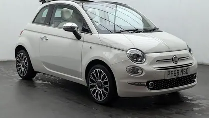 Used Fiat 500C Collezione 69 HP (50 kW) 2018 White Cabriolet