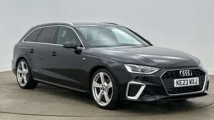 Used Audi A4 S-Line 150 HP (110 kW) 2023 Black Estate