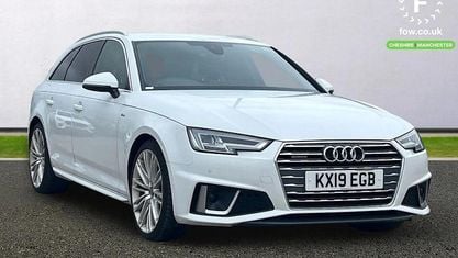 Używany Audi A4 S-Line 190 KM (139 kW) 2019 Biały Kombi