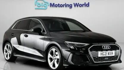 Used Audi A3 Sportback S-Line 150 HP (110 kW) 2021 Black Hatchback