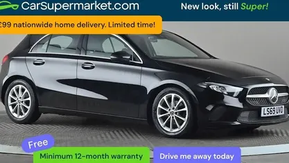 Used Mercedes A180 116 HP (85 kW) 2019 Black Hatchback