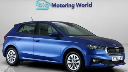 Used Skoda Fabia Comfort 95 HP (69 kW) 2023 Blue Hatchback