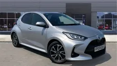 Silver Used 2023 Toyota Yaris Hybrid Design Hatchback | £17,634 (Fair price)