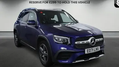 Used Mercedes GLB200 AMG line 163 HP (119 kW) 2021 Blue SUV