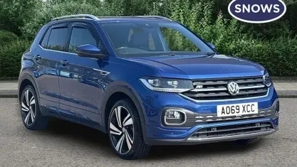 Used VW T-Cross R-line 116 HP (85 kW) 2019 Blue SUV