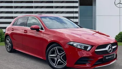 Used Mercedes A180 Executive 116 HP (85 kW) 2019 Red Hatchback