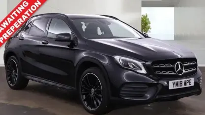 Used Mercedes GLA220 AMG line 177 HP (130 kW) 2018 Black SUV