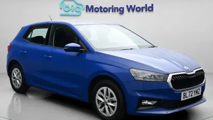 Used Skoda Fabia Comfort 110 HP (80 kW) 2023 Blue Hatchback