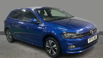 Used VW Polo Match 80 HP (58 kW) 2021 Blue Hatchback