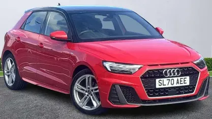 Used Audi A1 Sportback S-Line 150 HP (110 kW) 2020 Red Hatchback