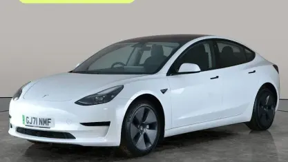 Used Tesla Model 3 Standard Range 208 kW (283 HP) 2021 White Sedan