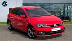 Red Used 2019 VW Polo R-line Hatchback | £14,600 (Fair price)