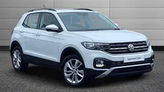 Pure white Used 2020 VW T-Cross SE SUV | £15,395 (Fair price)