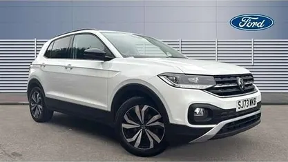 White Used 2023 VW T-Cross Black Edition SUV | £16,927 (Fair price)