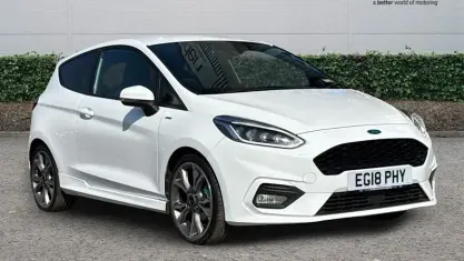 Used Ford Fiesta ST-Line X 140 HP (102 kW) 2018 White Hatchback