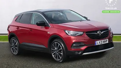 Used Vauxhall Grandland X Ultimate 179 HP (131 kW) 2021 Red SUV