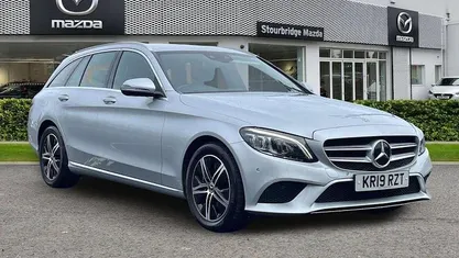 Used Mercedes C200 Premium 184 HP (135 kW) 2019 Silver Estate