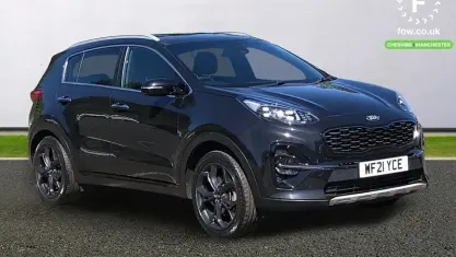 Begagnad Kia Sportage GT-Line 136 HK (100 kW) 2021 Svart SUV