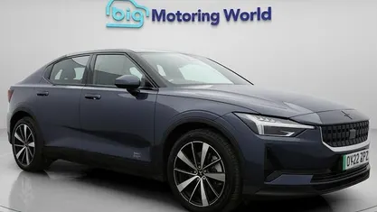Begagnad Polestar 2 Long Range Single Motor 300 kW (408 HK) 2022 Blå Halvkombi