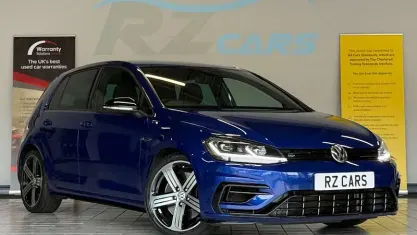 Used VW Golf VII R 300 HP (220 kW) 2019 Blue Hatchback