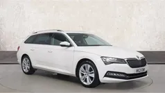 White Used 2021 Skoda Superb SE L Estate | £16,241 (Fair price)
