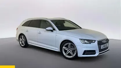 Used Audi A4 S-Line 150 HP (110 kW) 2018 White Estate