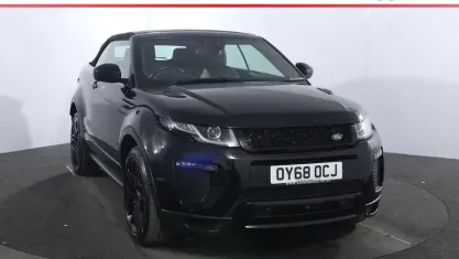 Used Land Rover Range Rover evoque HSE Dynamic 180 HP (132 kW) 2018 Black Cabriolet