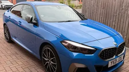 Used BMW M235 Performance 306 HP (225 kW) 2021 Blue Coupe