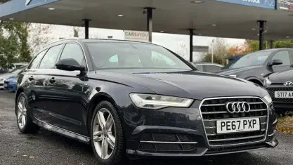 Used Audi A6 S-Line 190 HP (139 kW) 2017 Blue Estate