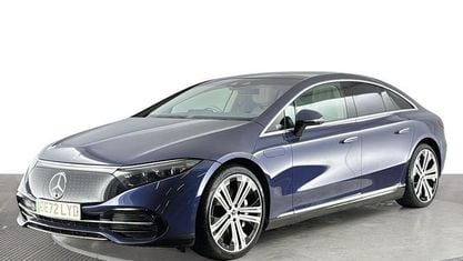 Usado Mercedes EQS450+ Luxury 244 kW (333 CV) 2022 Azul Berlina