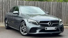 Grey Used 2021 Mercedes C220 AMG line Sedan | £20,561 (Fair price)
