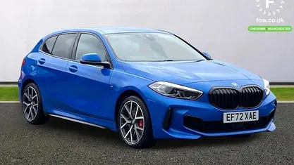 Used BMW 128 Comfort Edition 265 HP (194 kW) 2023 Blue Hatchback