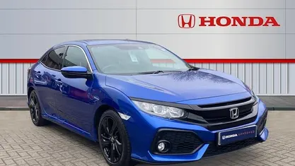 Used Honda Civic SR 129 HP (94 kW) 2018 Blue Hatchback