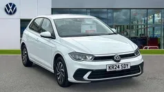 Pure white Used 2024 VW Polo Life Hatchback | £18,541 (Fair price)