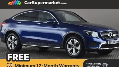 Used Mercedes GLC220 Premium 170 HP (125 kW) 2019 Blue Coupe