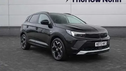 Used Vauxhall Grandland X Ultimate 131 HP (96 kW) 2022 Black SUV
