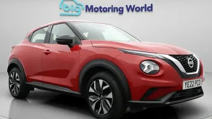Used Nissan Juke Acenta 117 HP (86 kW) 2022 Red SUV