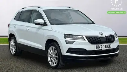 Käytetty Skoda Karoq SE L 150 HP (110 kW) 2020 Valkoinen Katumaasturi
