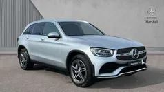 Hightech silver Used 2022 Mercedes GLC220 AMG line SUV | £29,836 (Fair price)