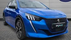 Blue Used 2022 Peugeot e-208 Premium Hatchback | £13,914 (Fair price)