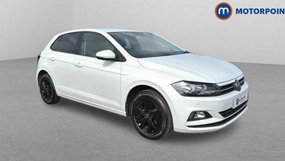 Begagnad VW Polo Match 95 HK (69 kW) 2021 Vit Halvkombi