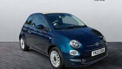 Used Fiat 500C 69 HP (50 kW) 2023 Blue Cabriolet