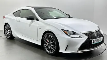 White Used 2018 Lexus RC300h Sport Line Coupe | £22,362 (A bit pricey)