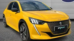 Faro yellow Used 2022 Peugeot e-208 Premium Hatchback | £14,605 (Fair price)