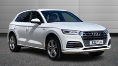 Ibis white Used 2018 Audi Q5 S-Line SUV | £23,350 (Fair price)